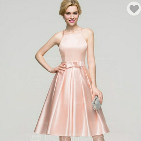 Dresses & Skirts - White Satin Prom Dress